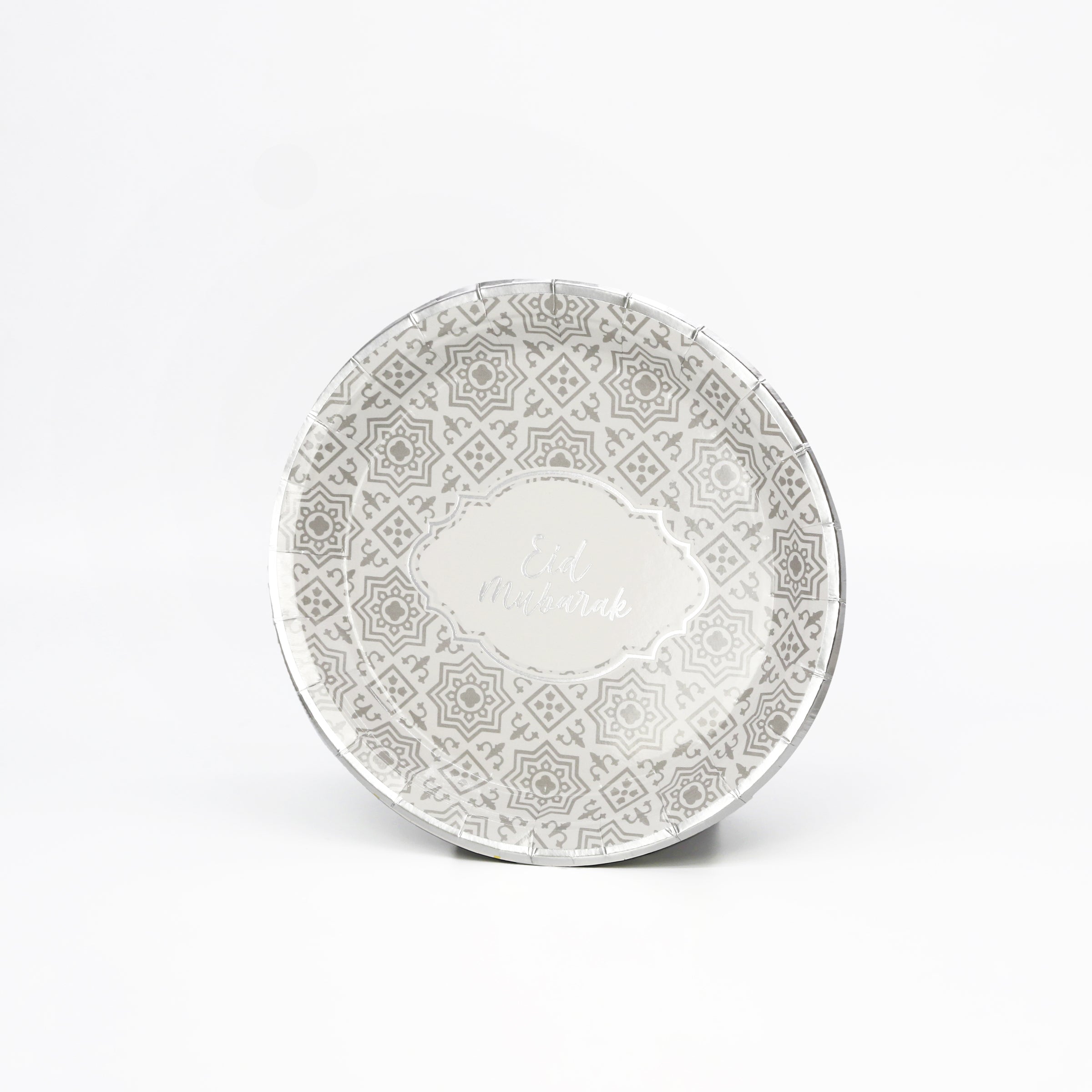 Assiettes " Eid Mubarak " - Lot de 6 pièces - Différents modèles