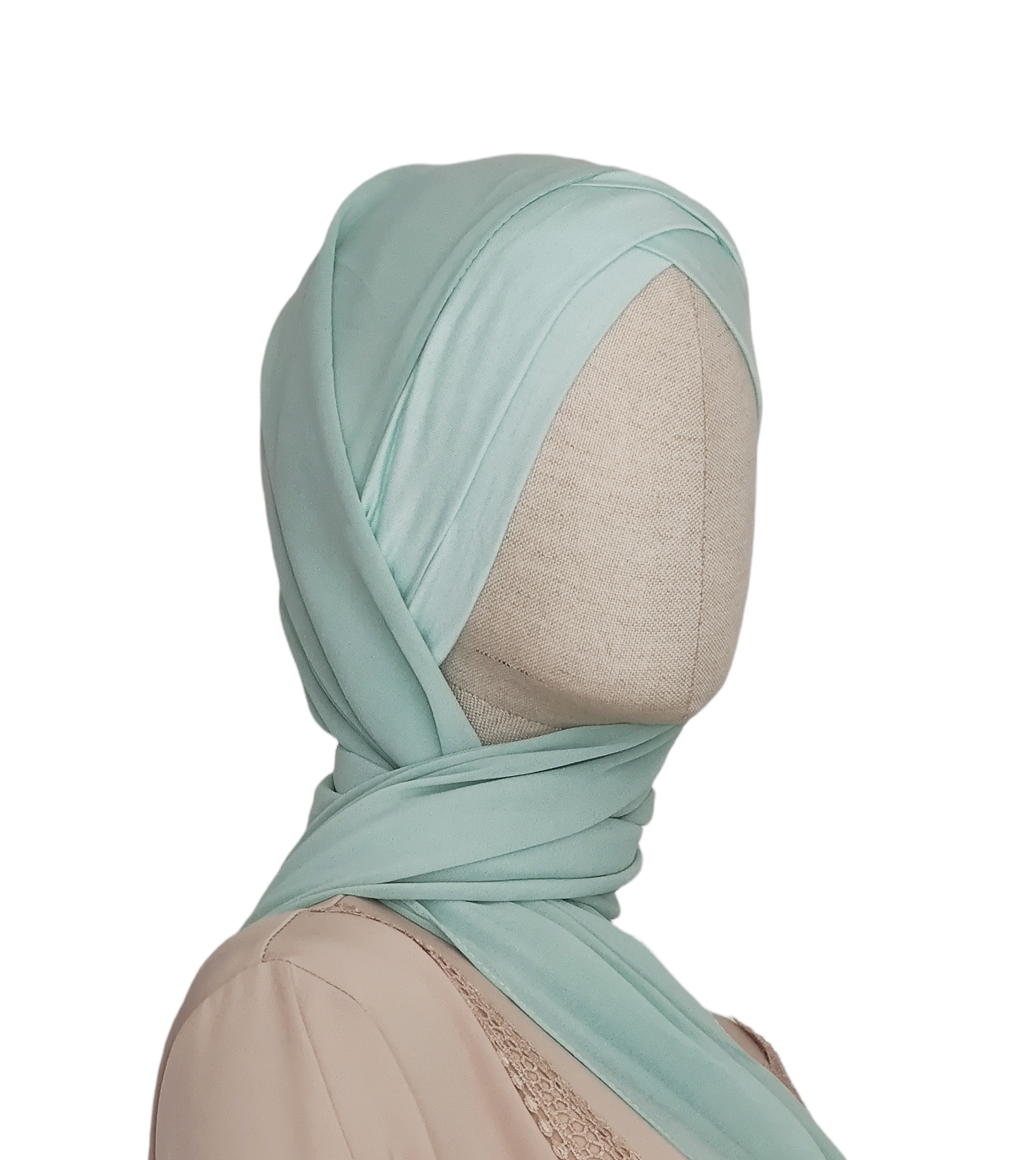 Hijab mousseline 2 bandes