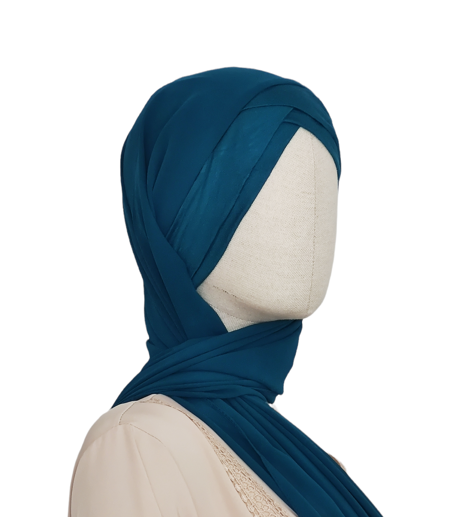 Hijab mousseline 2 bandes