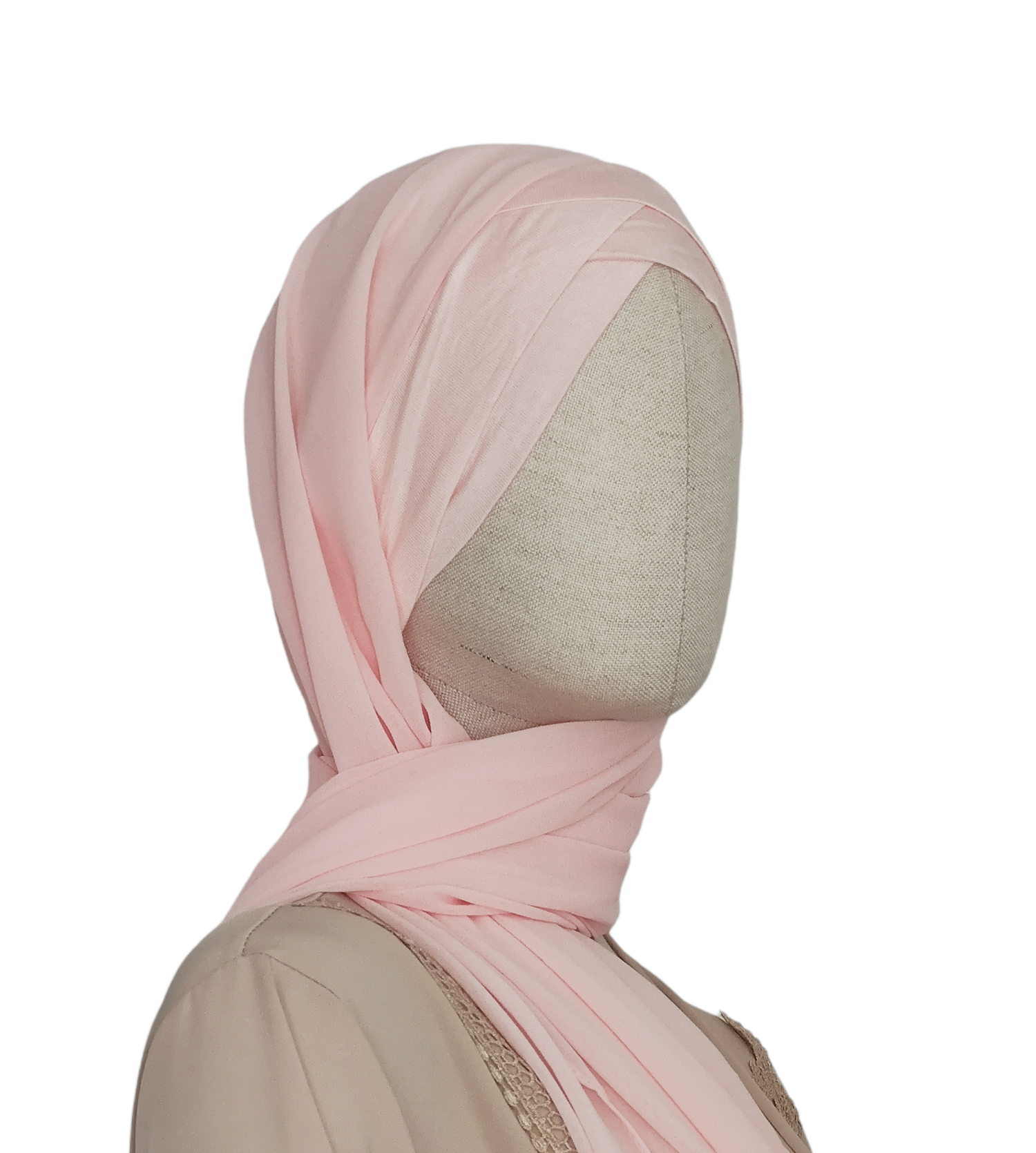 Hijab mousseline 2 bandes