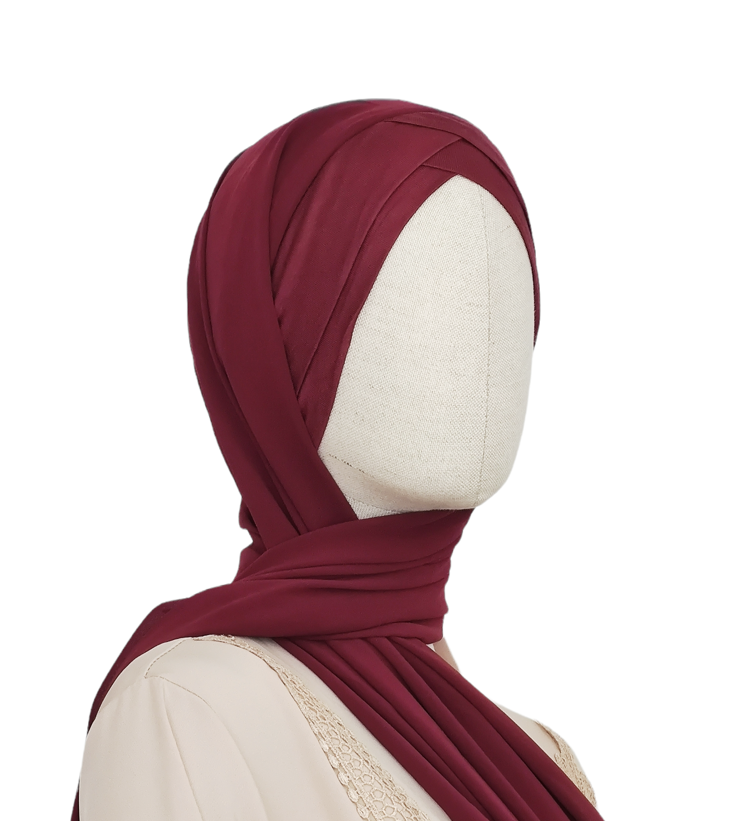 Hijab mousseline 2 bandes