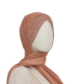 2 stripes chiffon hijab