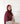 Pearl chiffon hijab with integrated bonnet