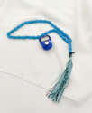 10 Perles Intermédiaires En Laiton Argenté Pour Chapelet Islamique - Formes Tube (imame) Et Y - Taille 25-35 Mm Et 12 Mm - Artisanat Turc - 9