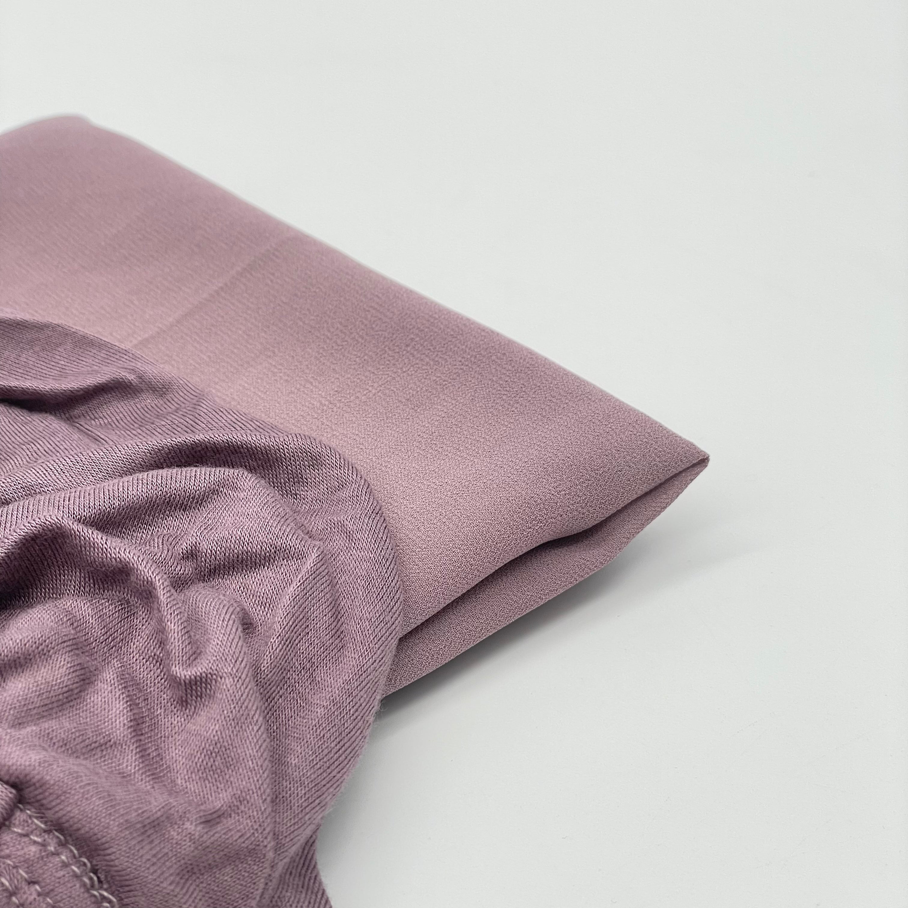 Hijab mousseline avec bonnet à nouer