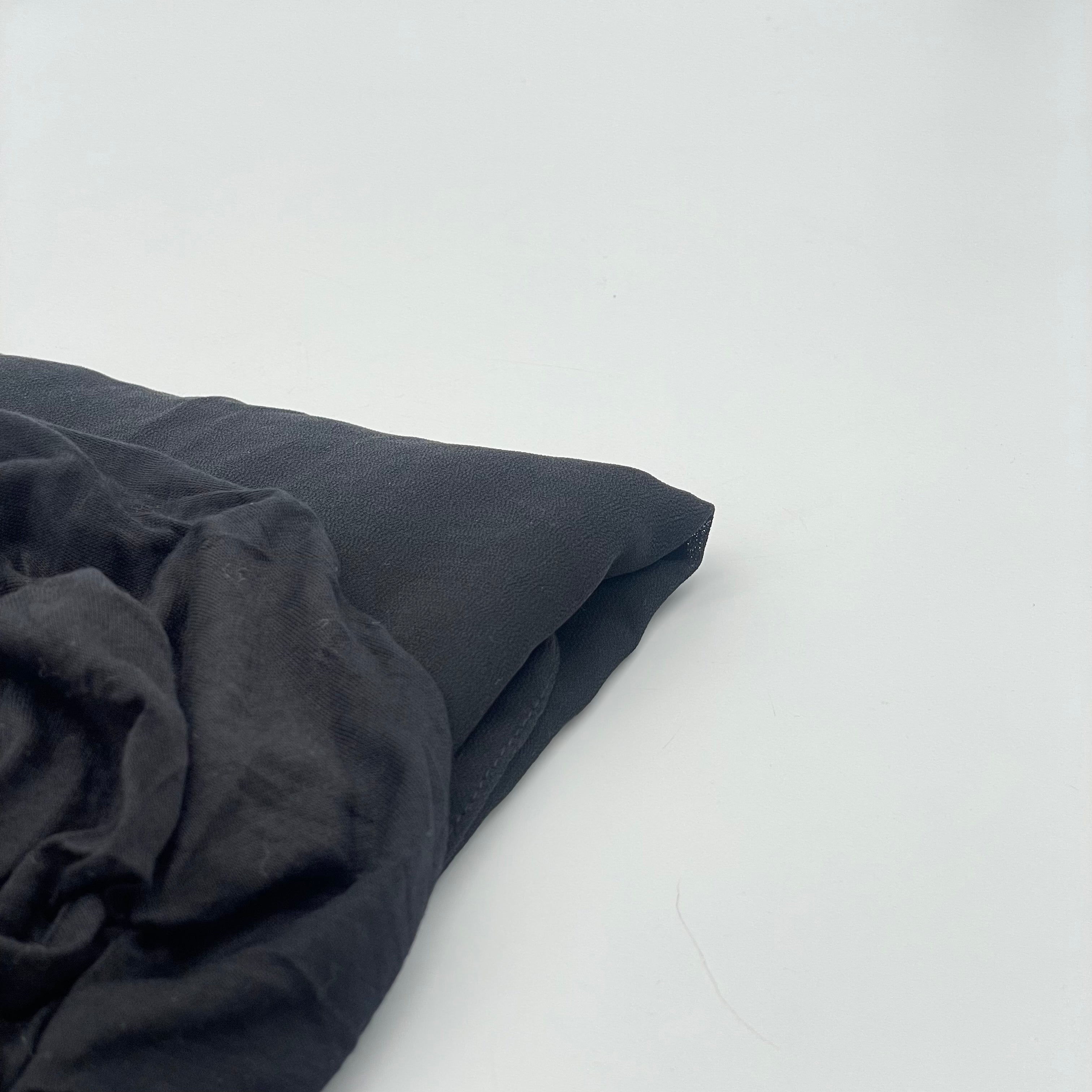 Hijab mousseline avec bonnet à nouer