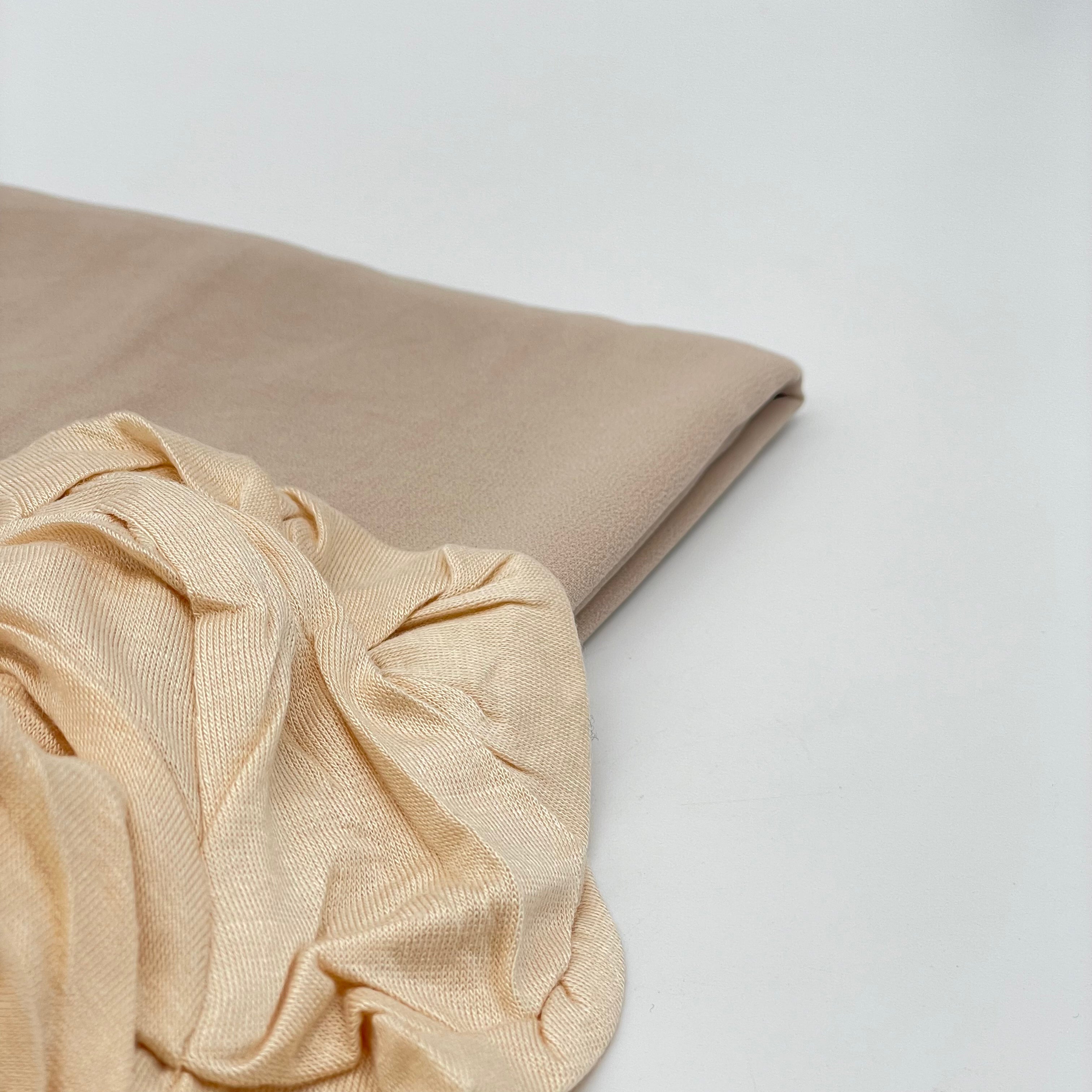 Hijab mousseline avec bonnet à nouer