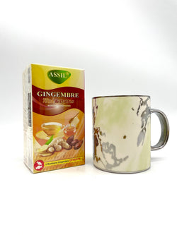 Pack Tea - Tea of ​​your choice + Silver or Gold Marble Mug