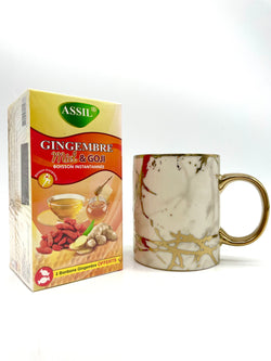 Pack Tea - Tea of ​​your choice + Silver or Gold Marble Mug