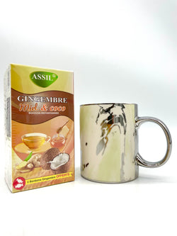 Pack Tea - Tea of ​​your choice + Silver or Gold Marble Mug