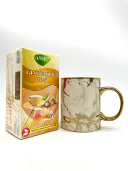 Pack Tea - Tea of ​​your choice + Silver or Gold Marble Mug