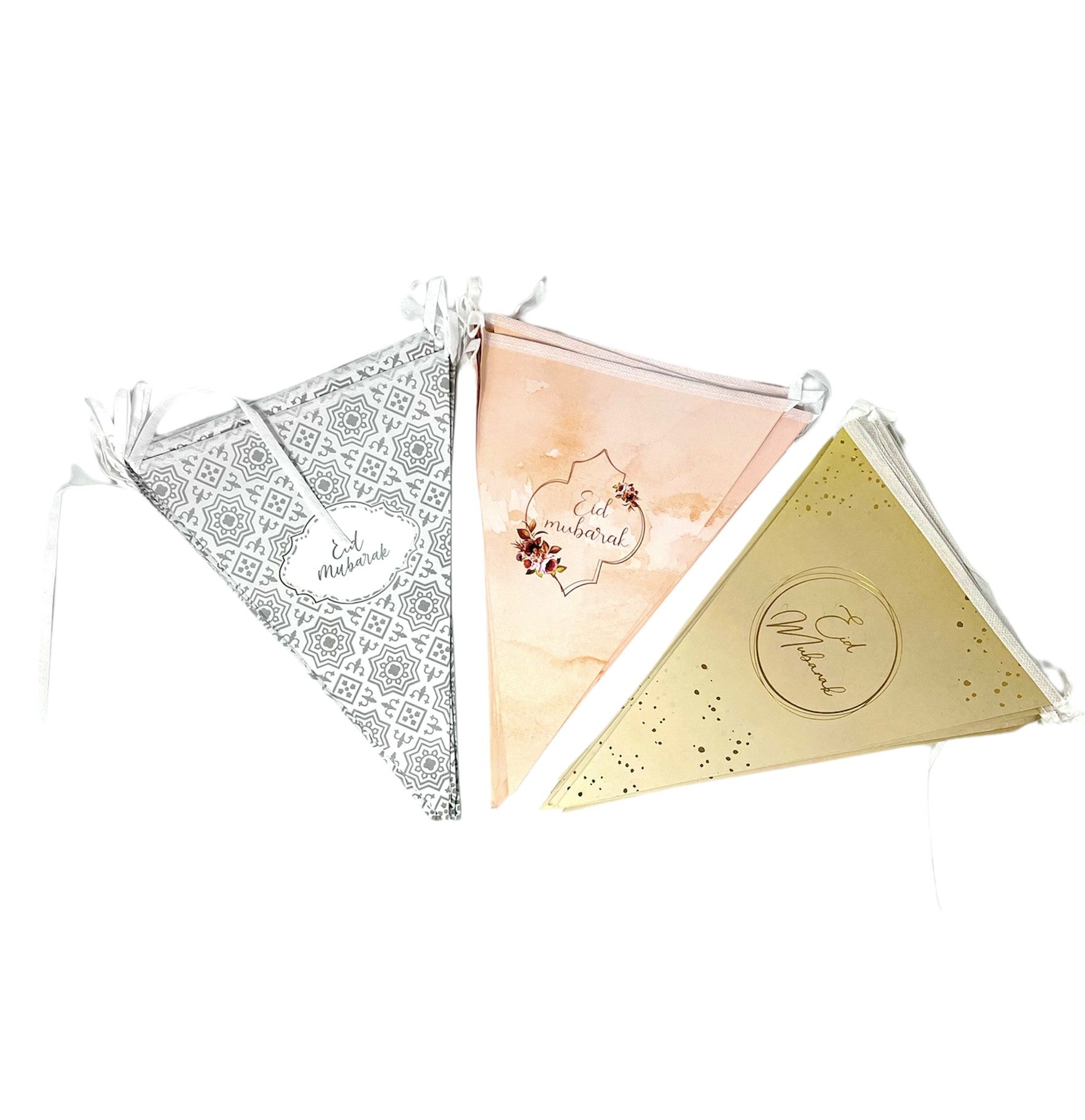 Drapeaux 5 mètres - Eid Mubarak - Différents modèles – produit proposé sur Souk Dubaï