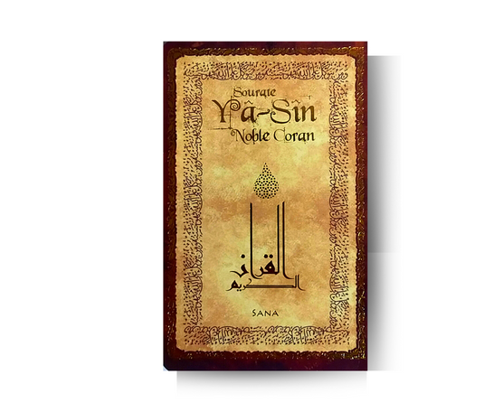Sourate Ya-Sin en marron et dorré – produit proposé sur Souk Dubaï