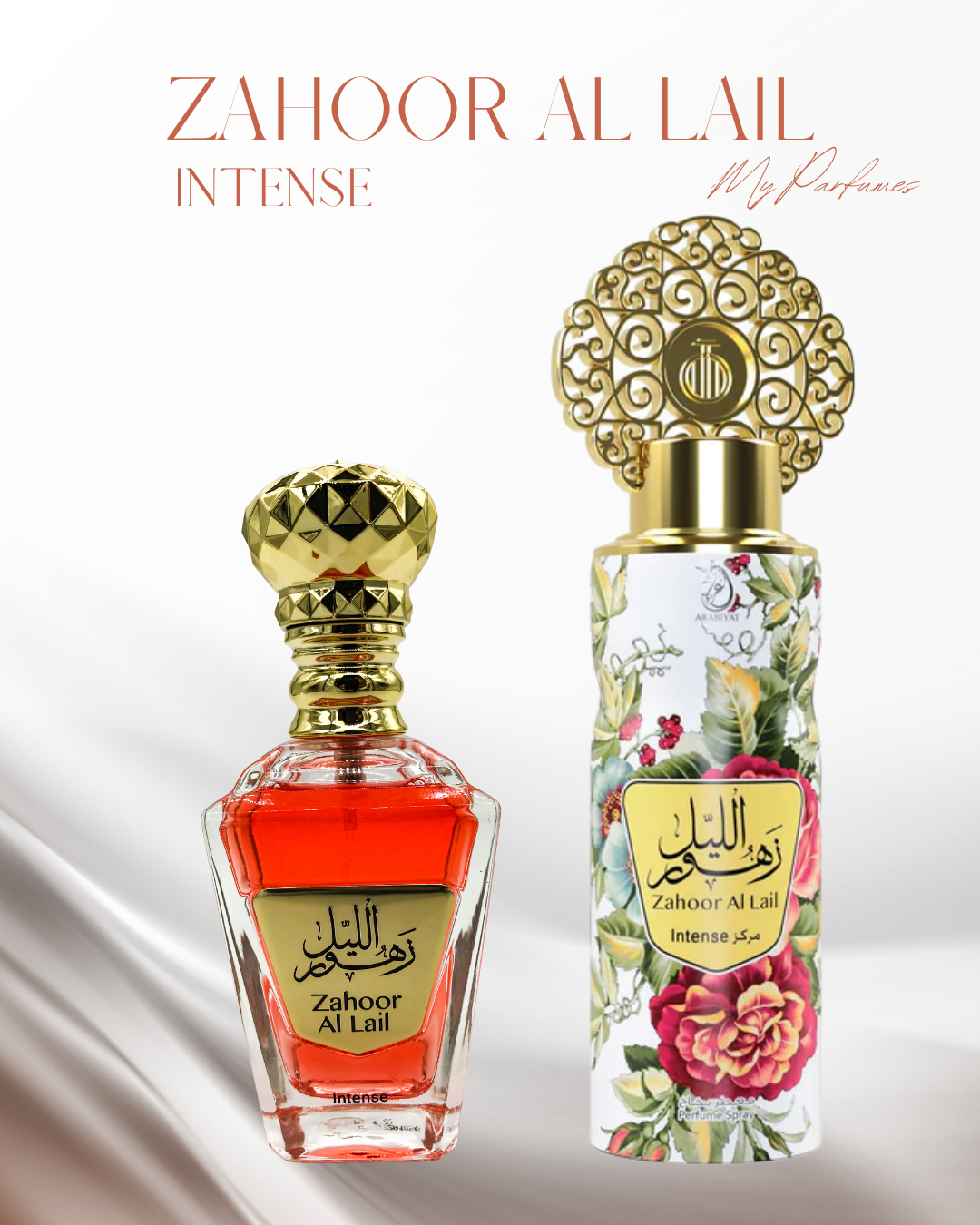 Coffret Zahoor Al Lail Intense -  My Perfumes – produit proposé sur Souk Dubaï