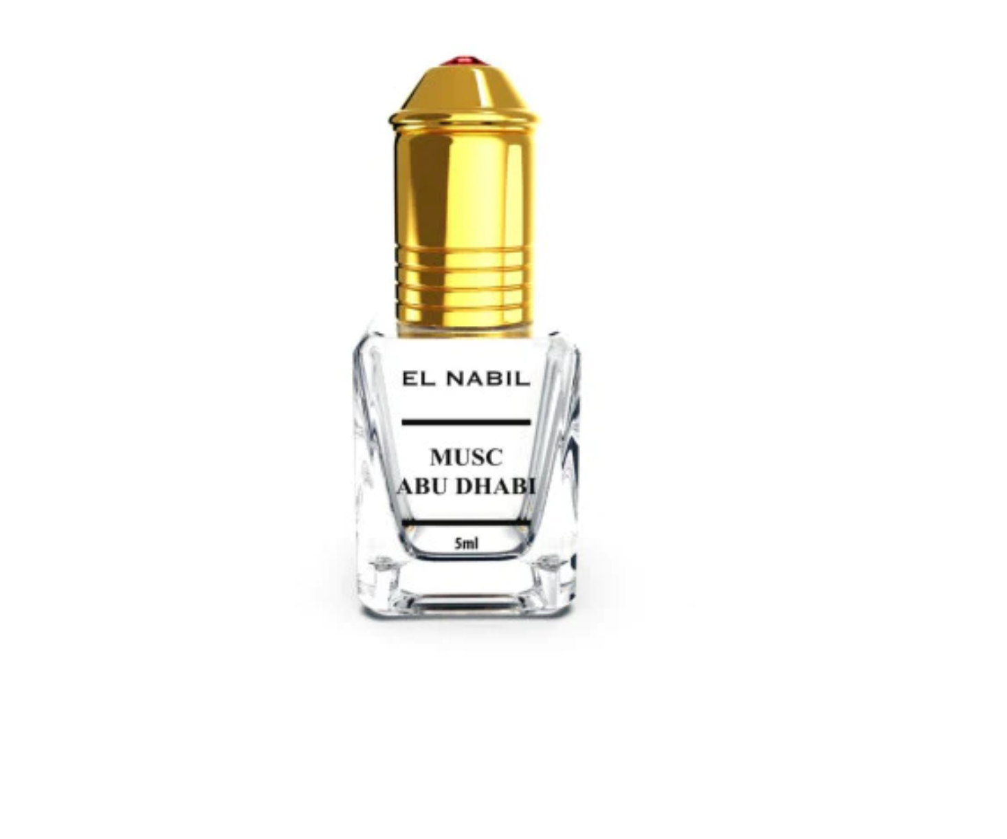 MUSC ABU DHABI - Sans alcool - EL NABIL - 5 ml – fragrance élégante, parfaite pour les amateurs de musc