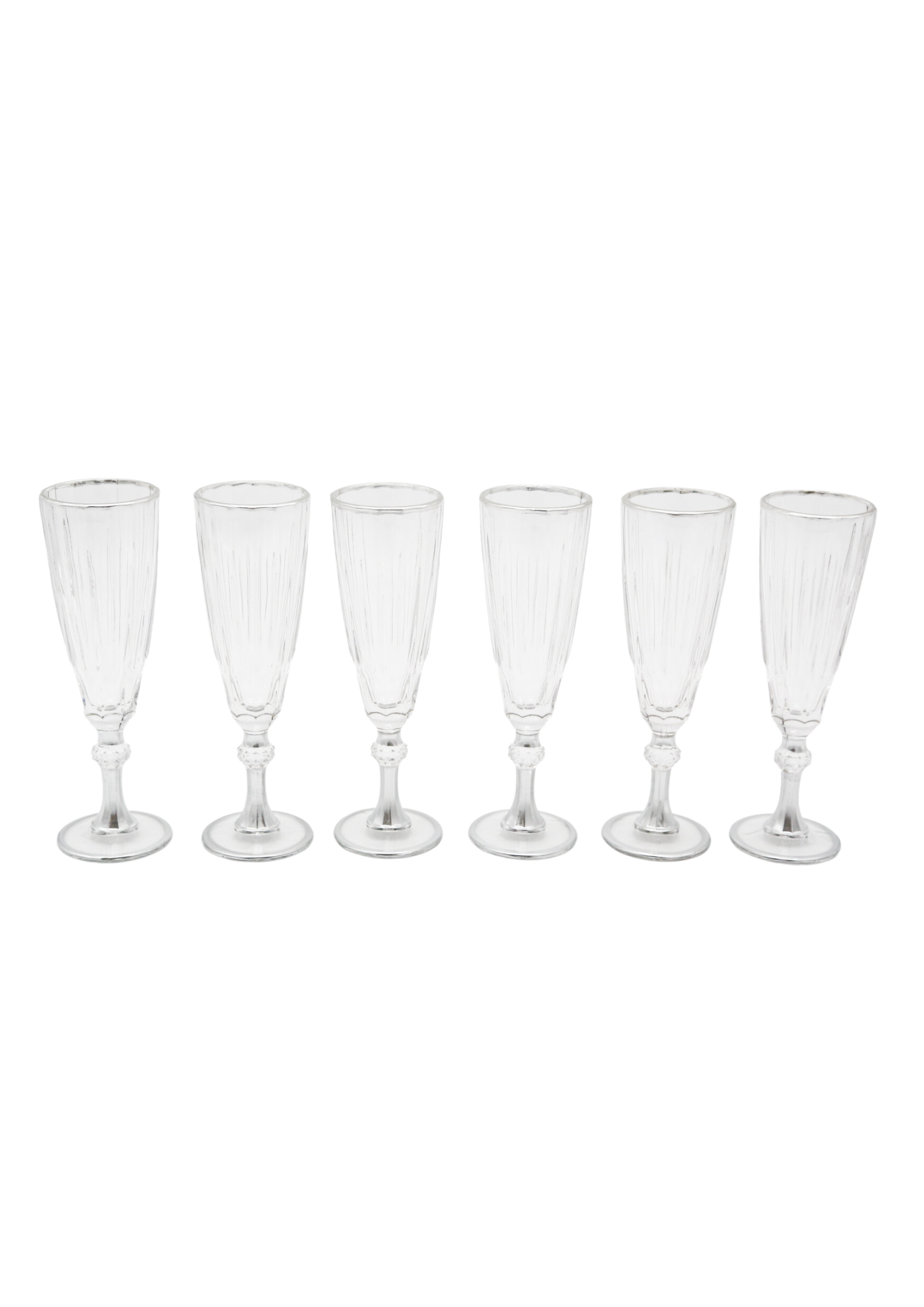 Lot de 6 verres cristal à pied – produit proposé sur Souk Dubaï