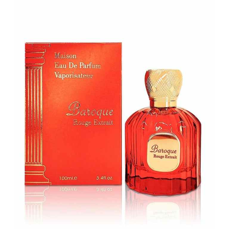 Eau de parfum Baroque rouge extrait - Maison Alhambra – essence précieuse dans un flacon raffiné