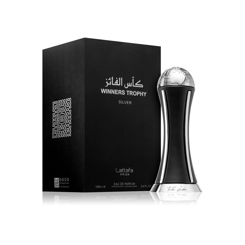 Eau de parfum Winners Trophy Silver - Lattafa Pride – senteur douce et persistante aux accents d'Orient