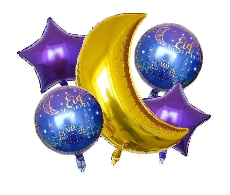Ballons de décoration " Eid Mubarak " – produit proposé sur Souk Dubaï