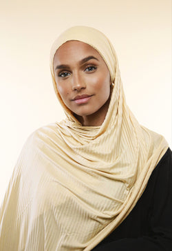 Mon Hijab Jersey à rayures