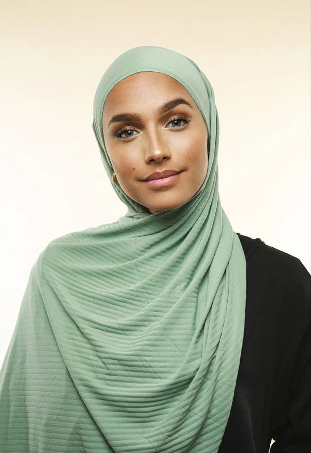 Mon bouquet hijab 1 voile - Jersey à rayure