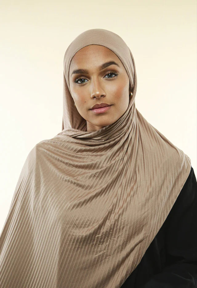 Mon bouquet hijab 1 voile - Jersey à rayure