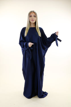 Abaya with tie sleeves Aylin