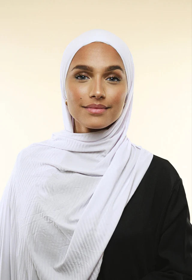 Mon bouquet hijab 1 voile - Jersey à rayure