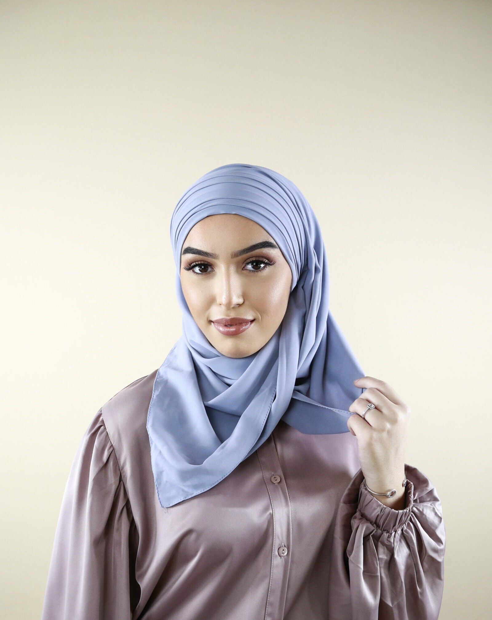 Hijab Soie de médine 3 Plis