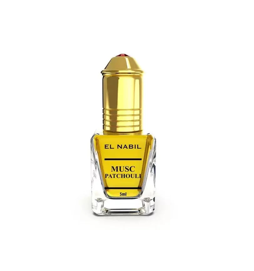 MUSC PATCHOULI - Sans alcool – EL NABIL - 5 ml – une touche olfactive sophistiquée au quotidien