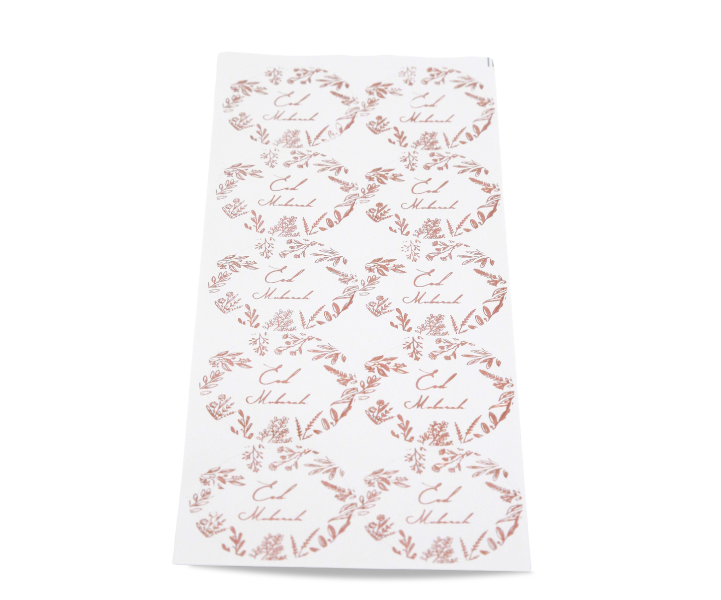 10 stickers "Eid Mubarak" - différents motifs