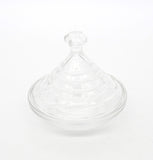 Mini tajine transparent vague